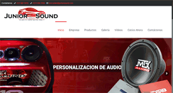 Desktop Screenshot of juniorsound.com